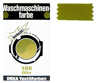 DEKA Waschmaschinen-Farbe oliv 186